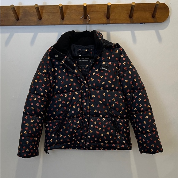 Madewell x Penfield Feline Floral Equinox Puffer Jacket – S - Picture 4 of 6